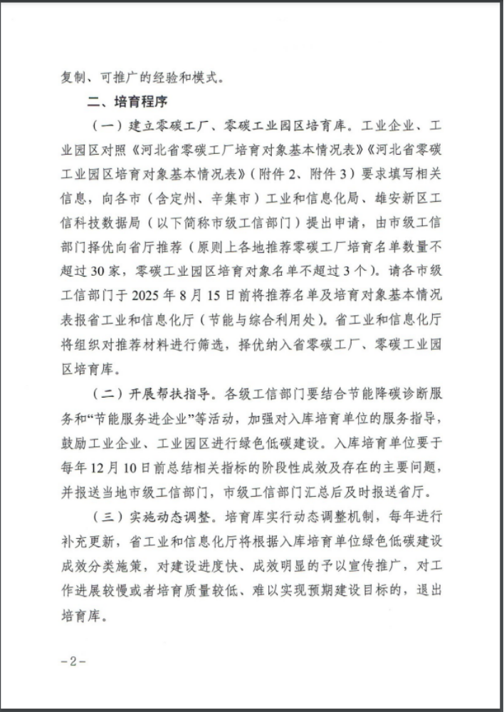 河北:建立省零碳工廠、零碳工業(yè)園區(qū)培育庫(kù)-地大熱能 河北:建立省零碳工廠、零碳工業(yè)園區(qū)培育庫(kù)-地大熱能